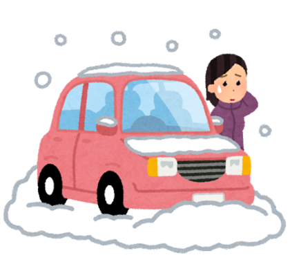 雪に車が埋まったときの対処法